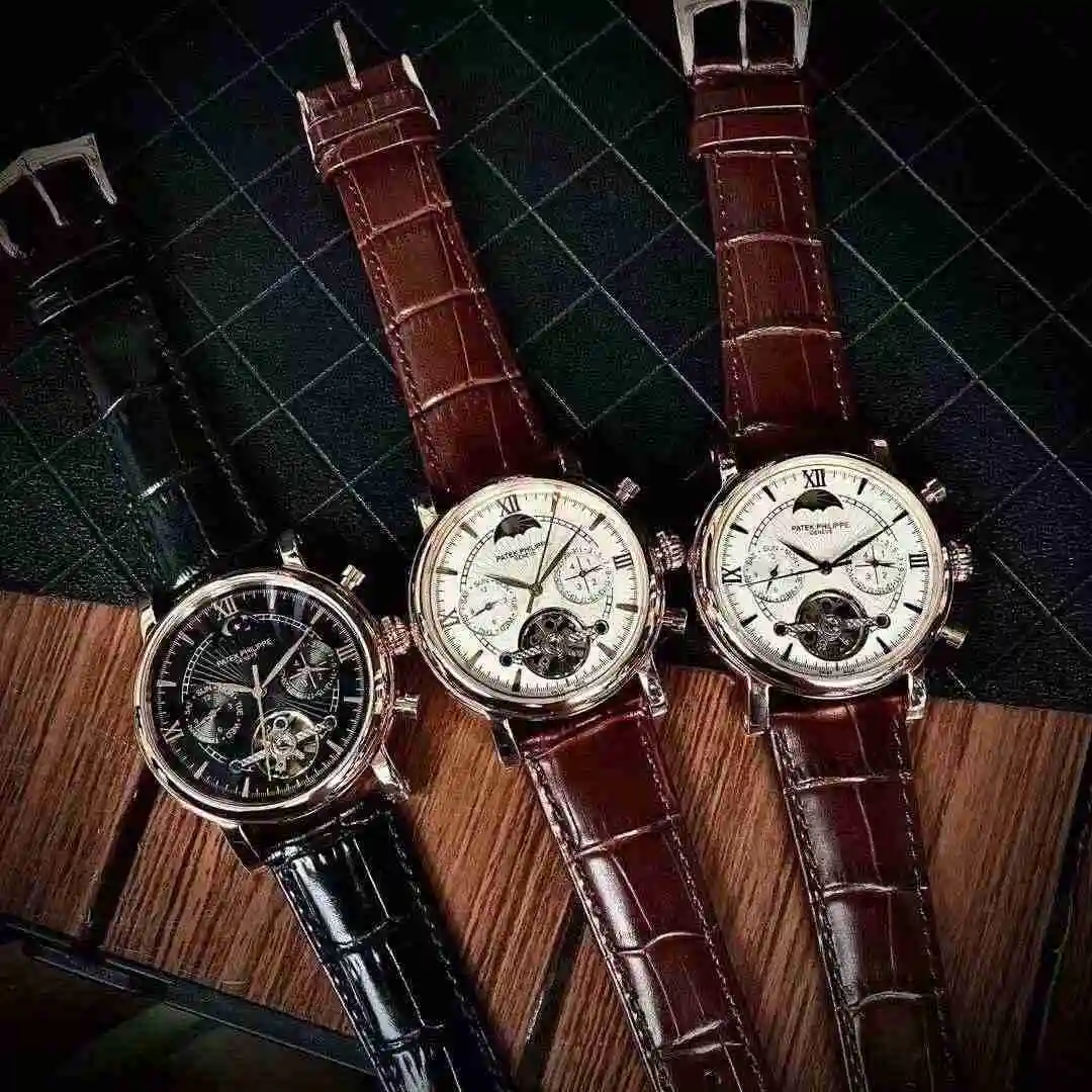 General Watches Patek Philippe Watch Men's Watch Paired with Original Fully Automatic Mechanical Movement Top Grade 316 Precision Steel Case Case with Mineral Super Strong Mirror Diameter 43mm KK04650 view 7