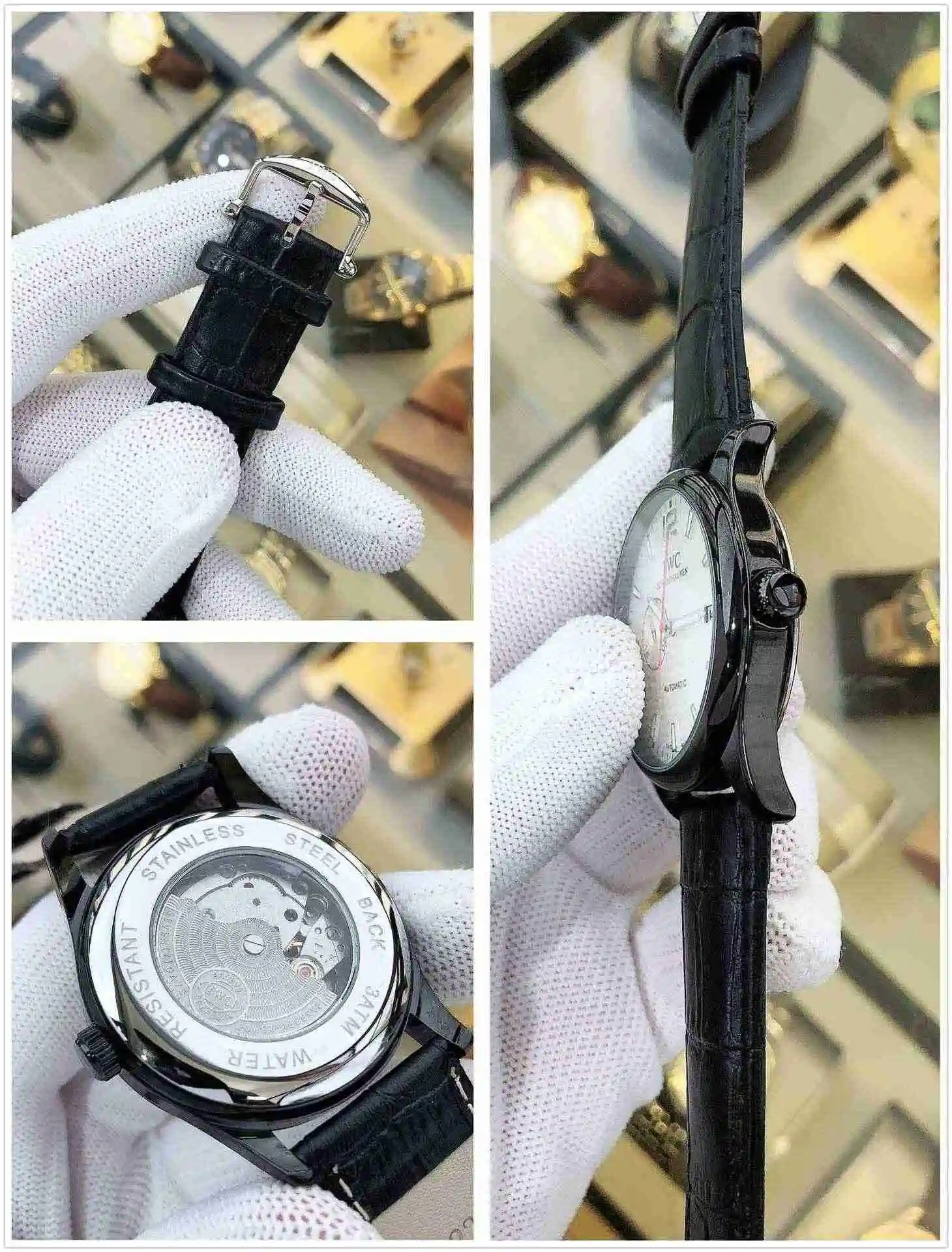 General Watches Universal White 480 Gold Black 500 Watch view 2
