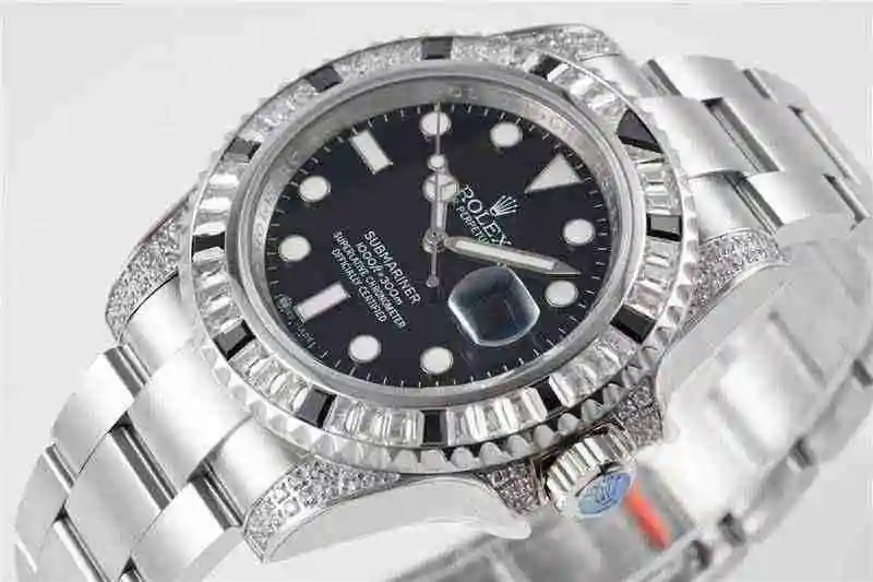 General Watches Rolex SUB Submarine Rear Diamond Customized 40mm Watch view 8