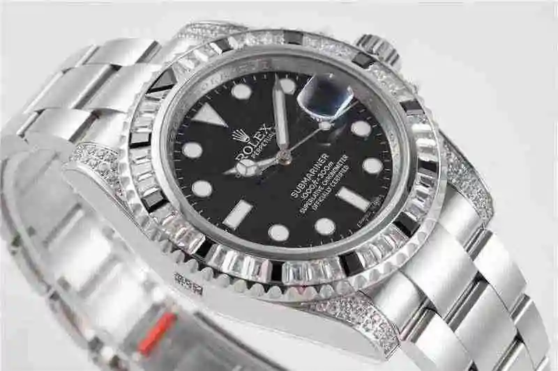 General Watches Rolex SUB Submarine Rear Diamond Customized 40mm Watch view 9