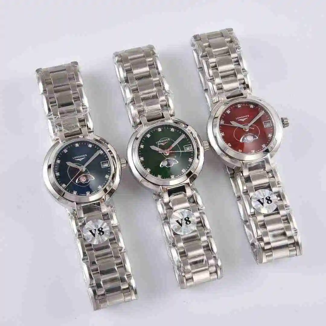 General Watches Longines Watch Women's Watch Paired with Original Fully Automatic Mechanical Movement Top grade 316 Precision Steel Case with Mineral Super Strong Mirror Diameter 30mm KK02450 1 view 2