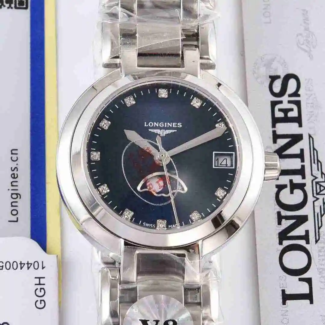 General Watches Longines Watch Women's Watch Paired with Original Fully Automatic Mechanical Movement Top grade 316 Precision Steel Case with Mineral Super Strong Mirror Diameter 30mm KK02450 1 view 6