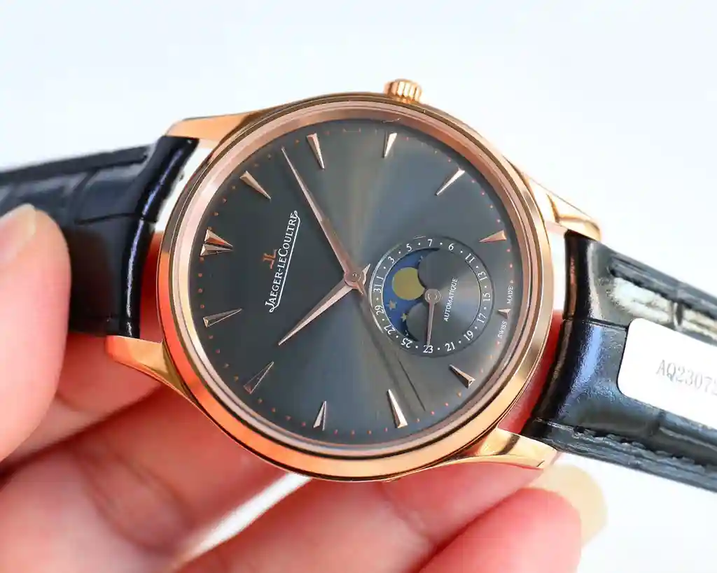General Watches Jaeger-LeCoultre watch men's watch with original fully automatic mechanical movement top 316 stainless steel case strap mineral super mirror diameter 39mm KK view 7