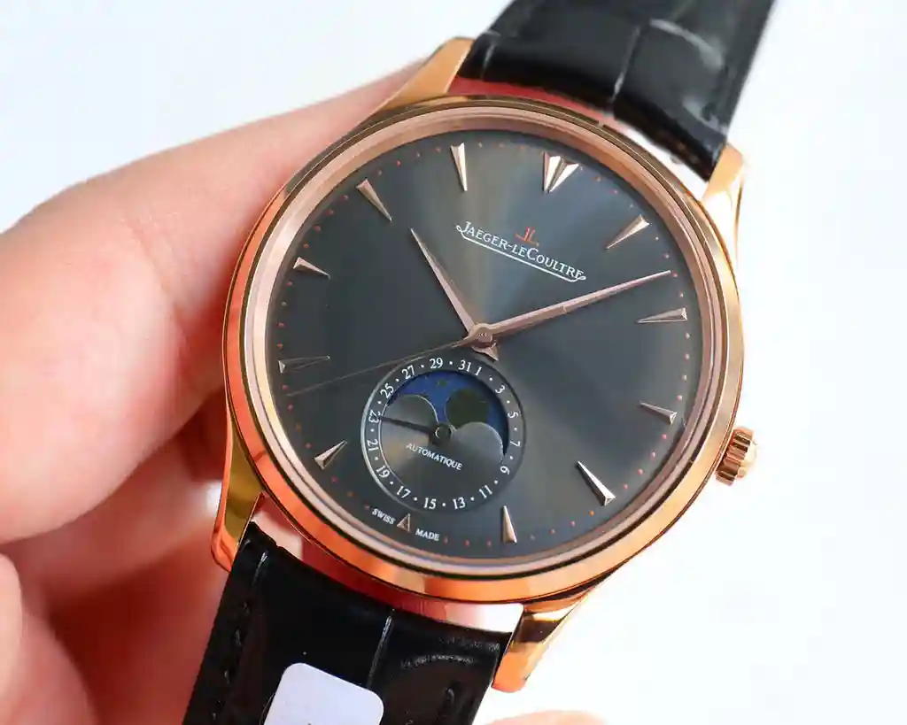 General Watches Jaeger-LeCoultre watch men's watch with original fully automatic mechanical movement top 316 stainless steel case strap mineral super mirror diameter 39mm KK view 8
