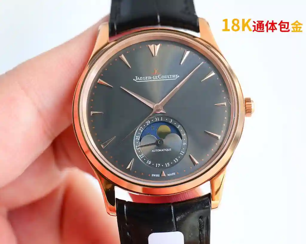 General Watches Jaeger-LeCoultre watch men's watch with original fully automatic mechanical movement top 316 stainless steel case strap mineral super mirror diameter 39mm KK view 9