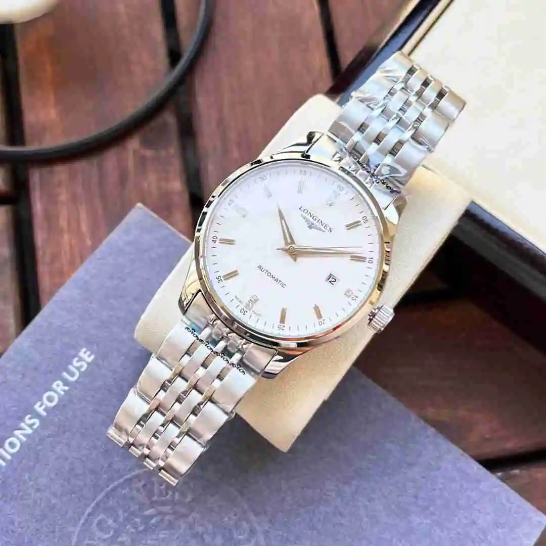 General Watches Longines Watch Men's Watch Paired with Original Fully Automatic Mechanical Movement Top grade 316 Precision Steel Case with Mineral Super Strong Mirror Diameter 40mm KK04450 view 5