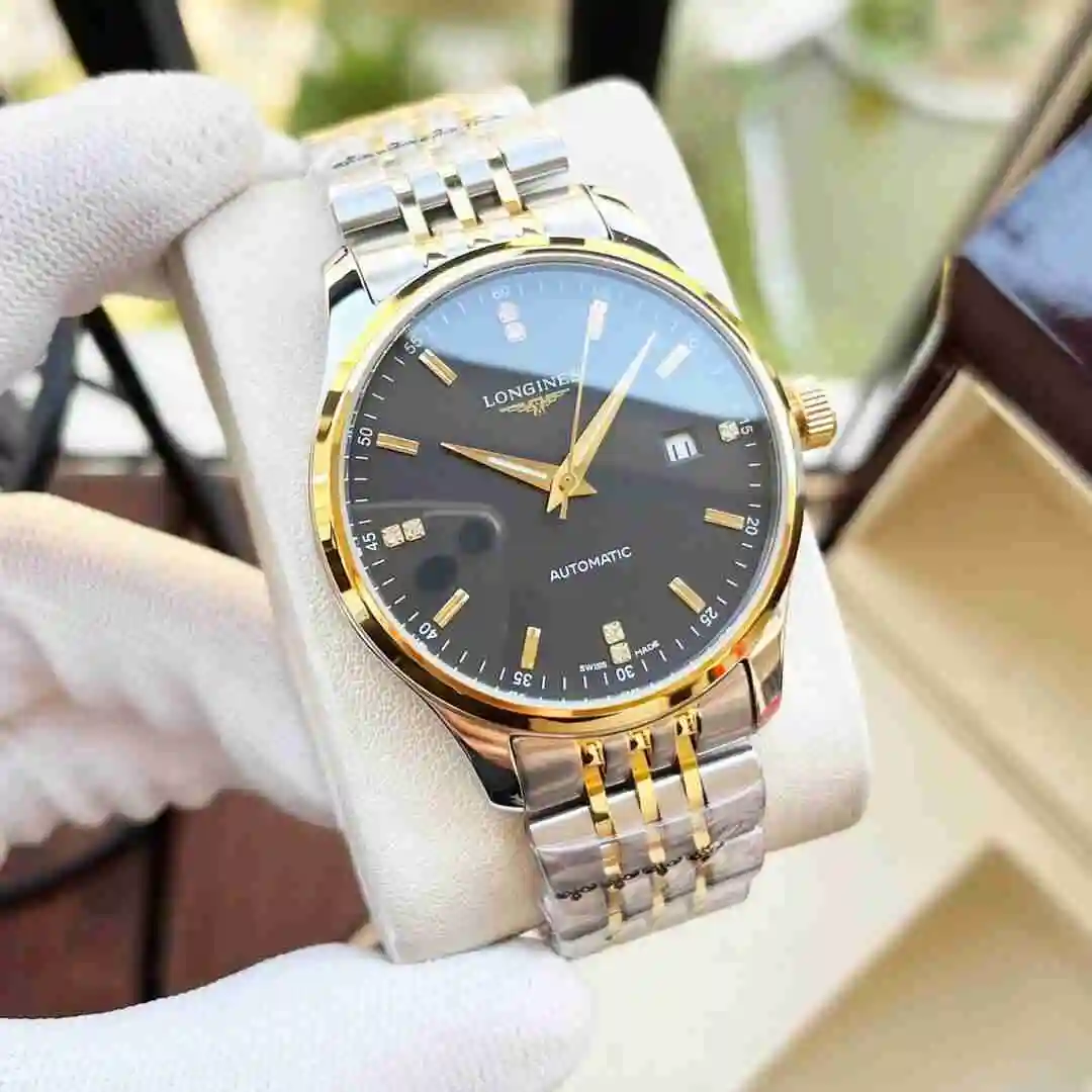 General Watches Longines Watch Men's Watch Paired with Original Fully Automatic Mechanical Movement Top grade 316 Precision Steel Case with Mineral Super Strong Mirror Diameter 40mm KK04450 view 6