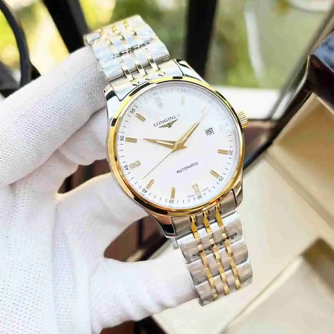 General Watches Longines Watch Men's Watch Paired with Original Fully Automatic Mechanical Movement Top grade 316 Precision Steel Case with Mineral Super Strong Mirror Diameter 40mm KK04450 view 8