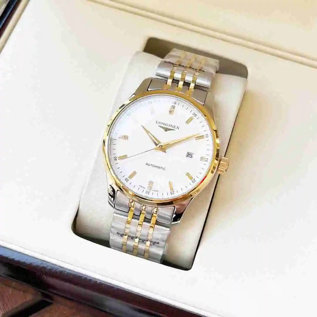 General Watches Longines Watch Men's Watch Paired with Original Fully Automatic Mechanical Movement Top grade 316 Precision Steel Case with Mineral Super Strong Mirror Diameter 40mm KK04450 view 9
