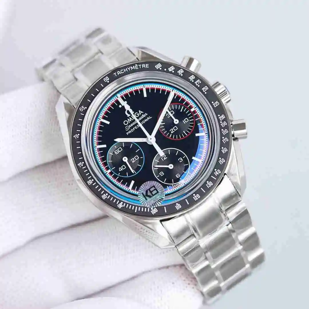 General Watches Omega Watch Men's Watch Paired with Original Fully Automatic Mechanical Movement Top Grade 316 Precision Steel Case with Mineral Super Strong Mirror Diameter 42mm KK view 6