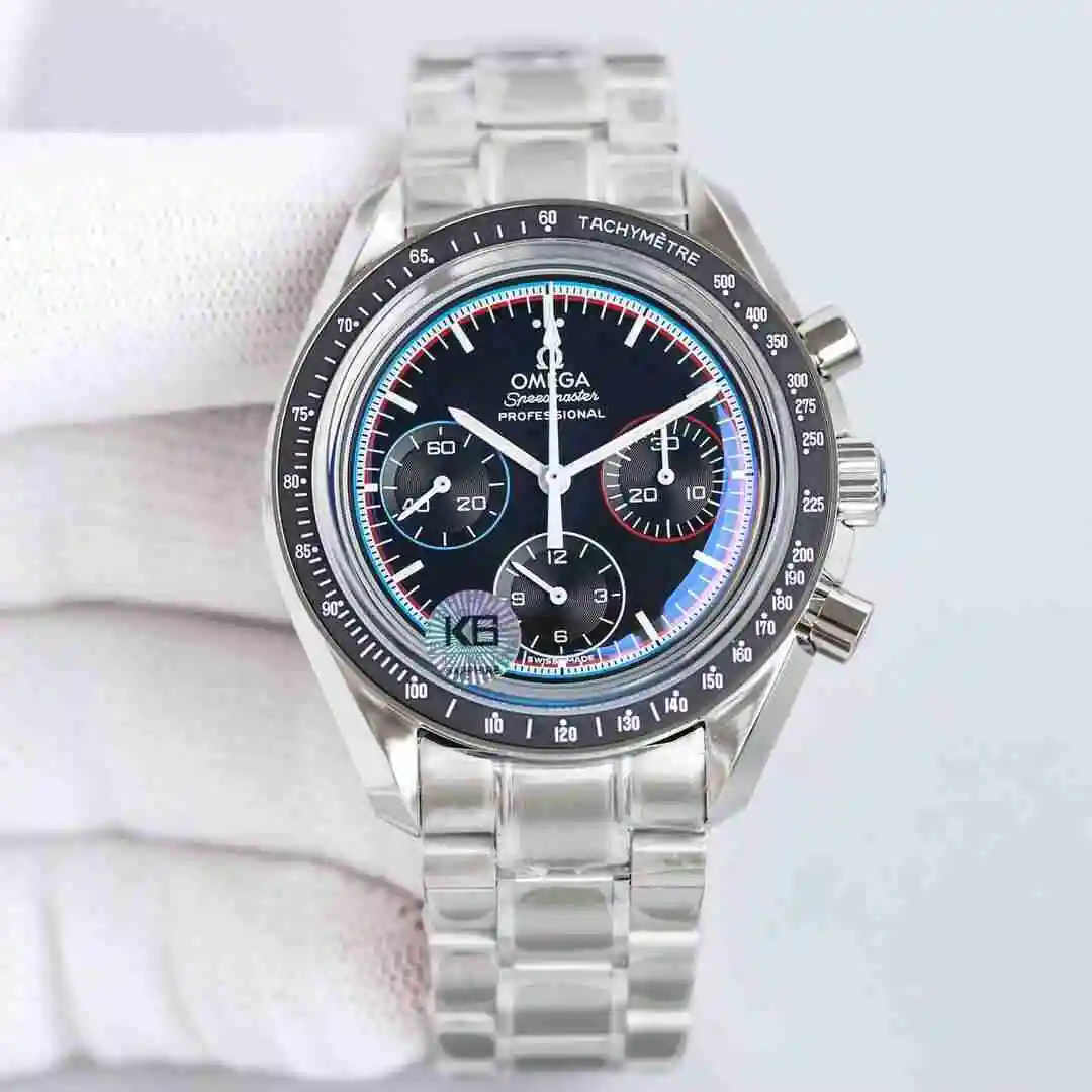 General Watches Omega Watch Men's Watch Paired with Original Fully Automatic Mechanical Movement Top Grade 316 Precision Steel Case with Mineral Super Strong Mirror Diameter 42mm KK view 8