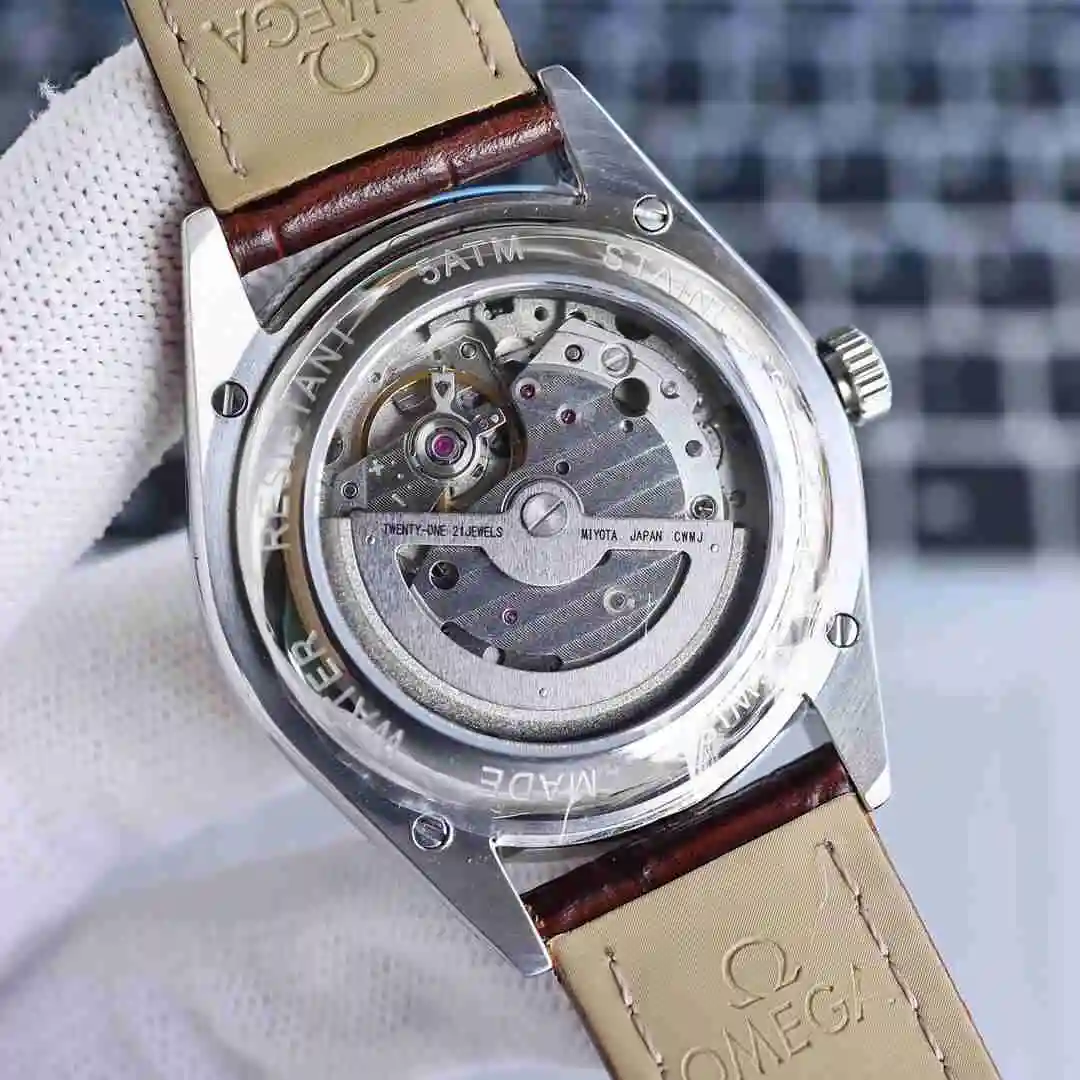 General Watches Omega Watch Men's Watch Paired with Original Fully Automatic Mechanical Movement Top Grade 316 Precision Steel Case with Mineral Super Strong Mirror Diameter 40mm KK05450 3 view 3