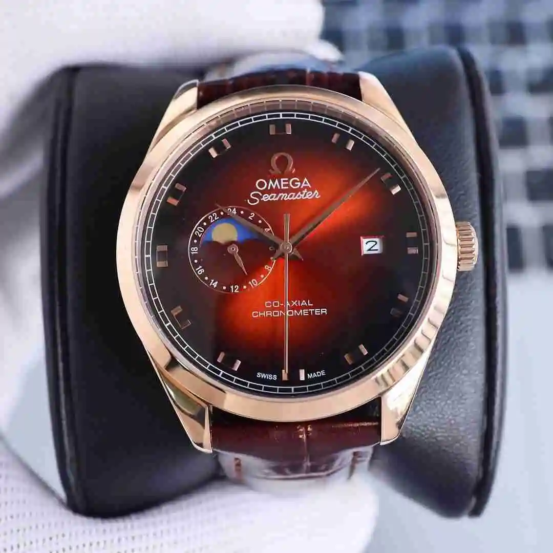 General Watches Omega Watch Men's Watch Paired with Original Fully Automatic Mechanical Movement Top Grade 316 Precision Steel Case with Mineral Super Strong Mirror Diameter 40mm KK05450 3 view 5