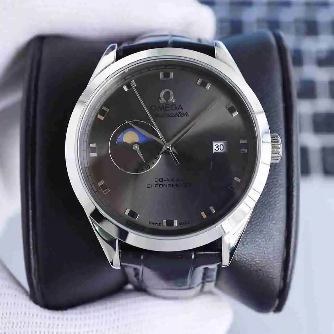 General Watches Omega Watch Men's Watch Paired with Original Fully Automatic Mechanical Movement Top Grade 316 Precision Steel Case with Mineral Super Strong Mirror Diameter 40mm KK05450 3 view 8