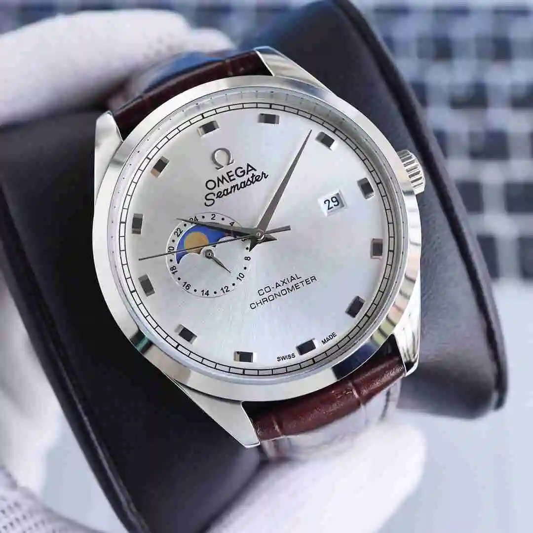 General Watches Omega Watch Men's Watch Paired with Original Fully Automatic Mechanical Movement Top Grade 316 Precision Steel Case with Mineral Super Strong Mirror Diameter 40mm KK05450 3 view 9
