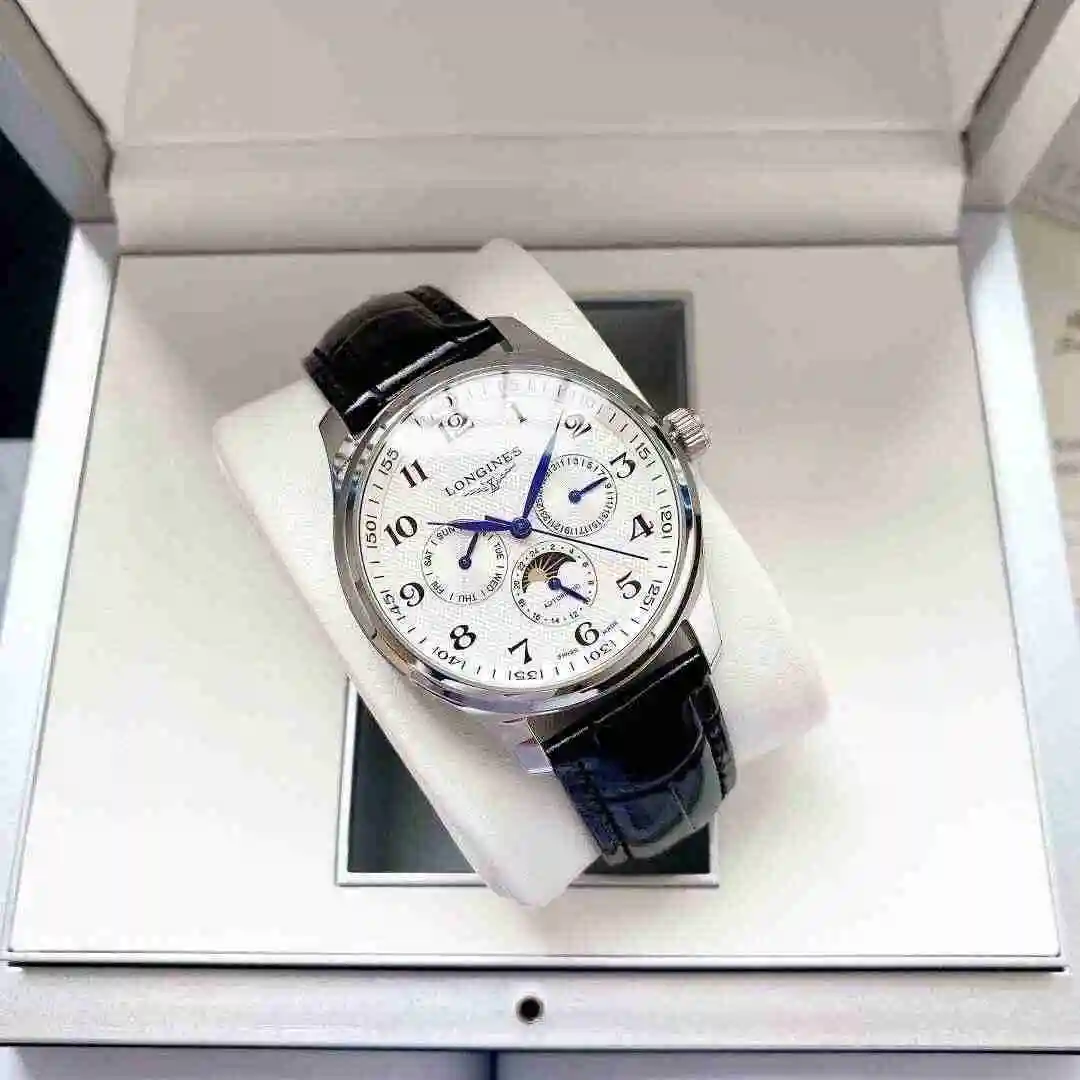 General Watches Longines Watch Men's Watch Paired with Original Fully Automatic Mechanical Movement Top Grade 316 Precision Steel Case with Mineral Super Strong Mirror Diameter 40mm KK05250 2 view 5