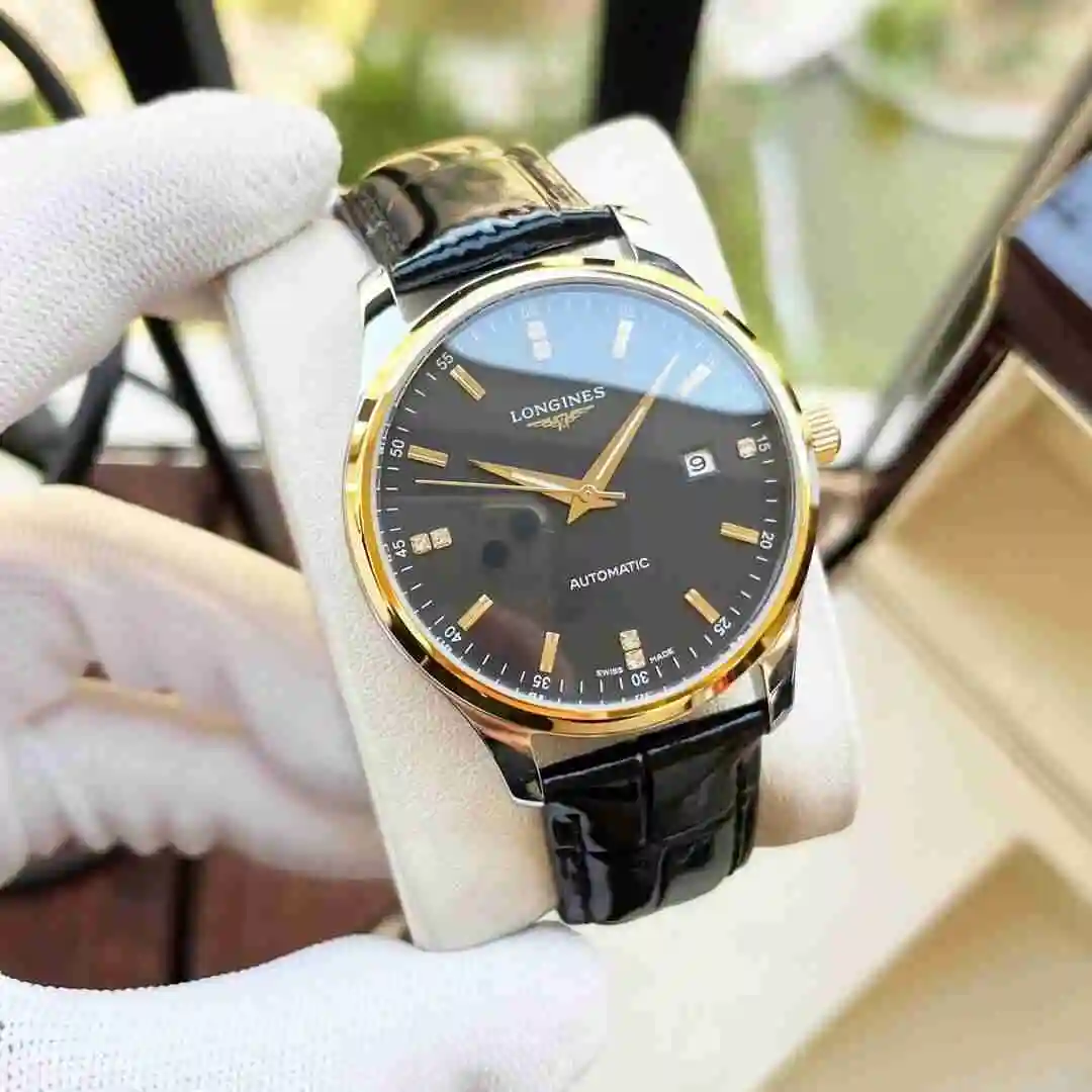 General Watches Longines Watch Men's Watch Paired with Original Fully Automatic Mechanical Movement Top Grade 316 Precision Steel Case with Mineral Super Strong Mirror Diameter 40mm KK04450 1 view 6