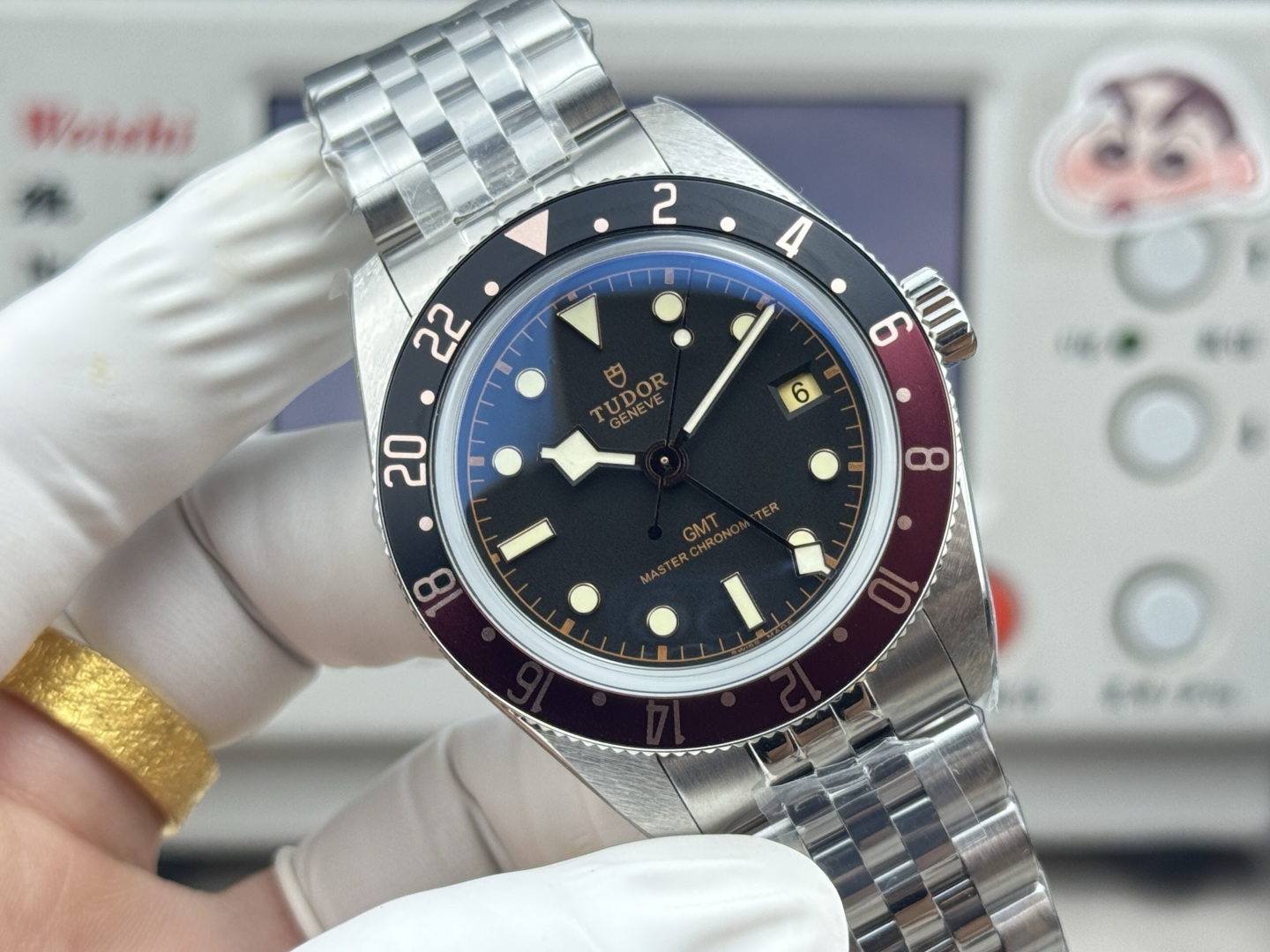 Tudor GMT-Master Gold Tone Watch view 2