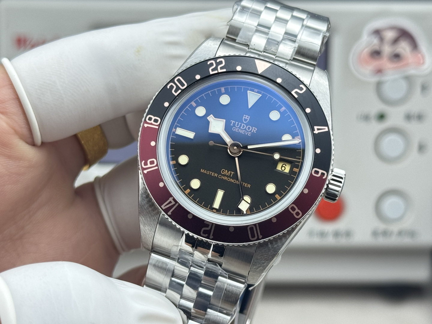 Tudor GMT-Master Gold Tone Watch view 3