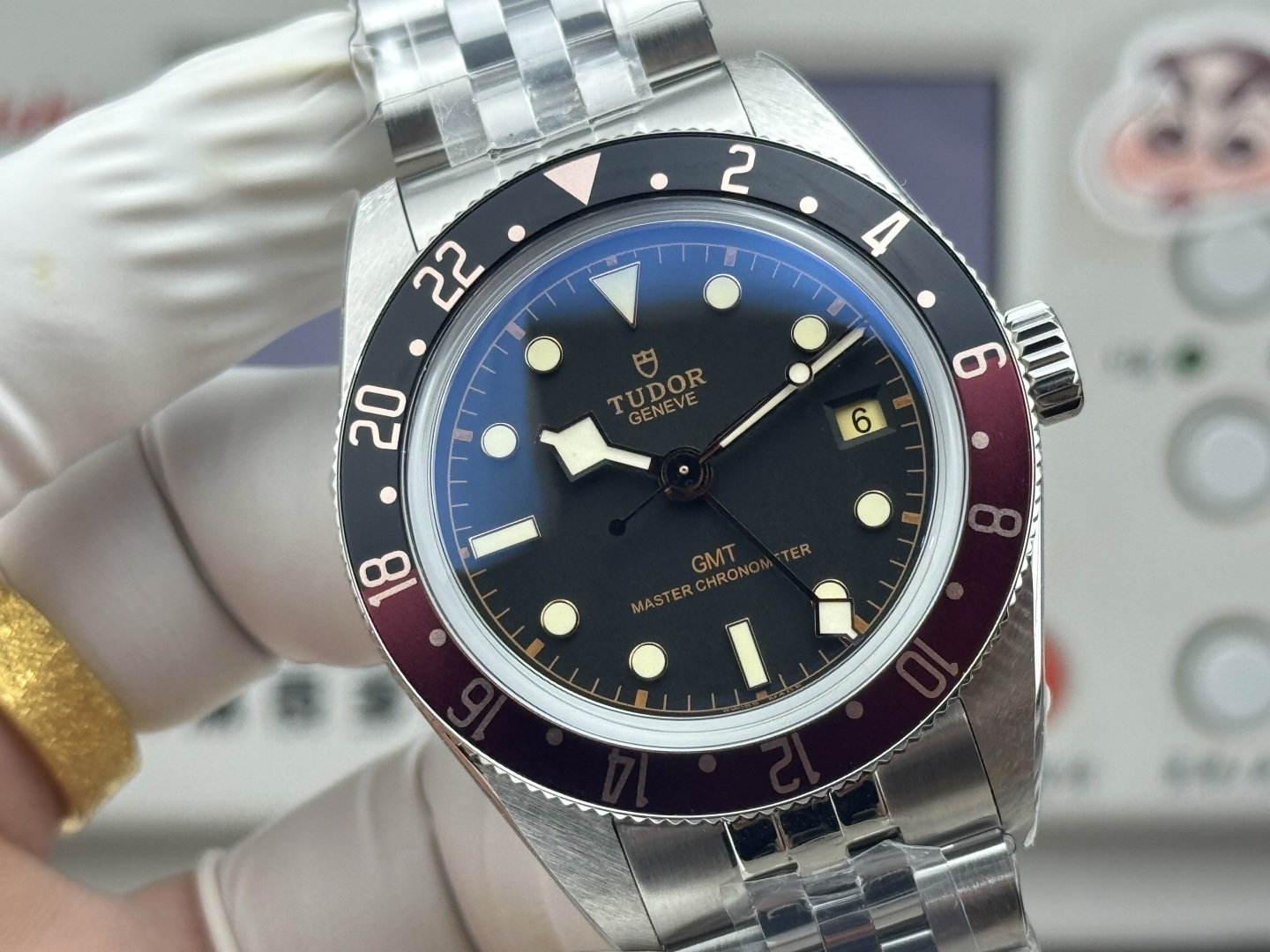 Tudor GMT-Master Gold Tone Watch view 4