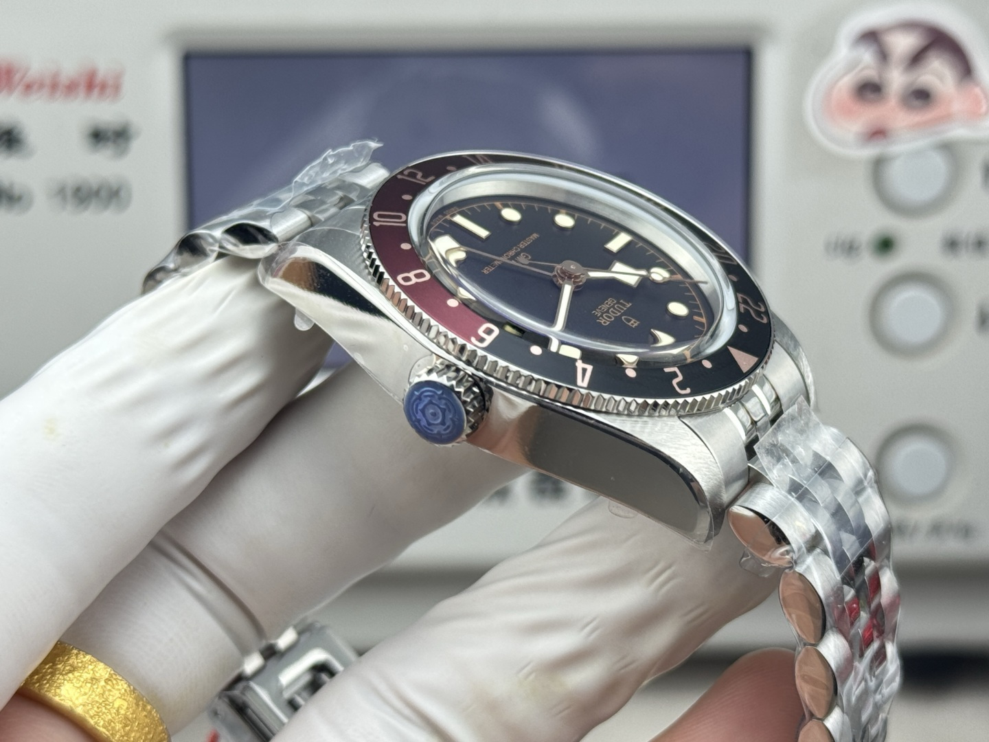 Tudor GMT-Master Gold Tone Watch view 7