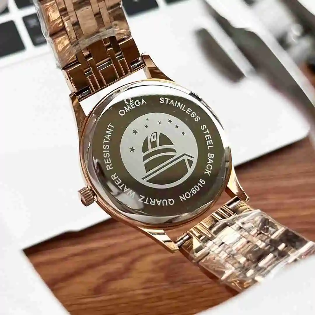 General Watches Omega Watch Couple Watch Paired with Original Fully Automatic Mechanical Movement Top Grade 316 Precision Steel Case Case with Mineral Super Strong Mirror Diameter Male 40mm Female 30mm KK02750 view 4