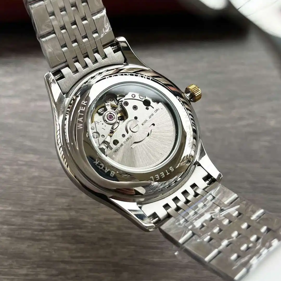 General Watches Longines Watch Lang@Couple Pair Watch with original fully automatic mechanical movement, top 316 stainless steel case and strap, mineral super mirror KK04250 view 2