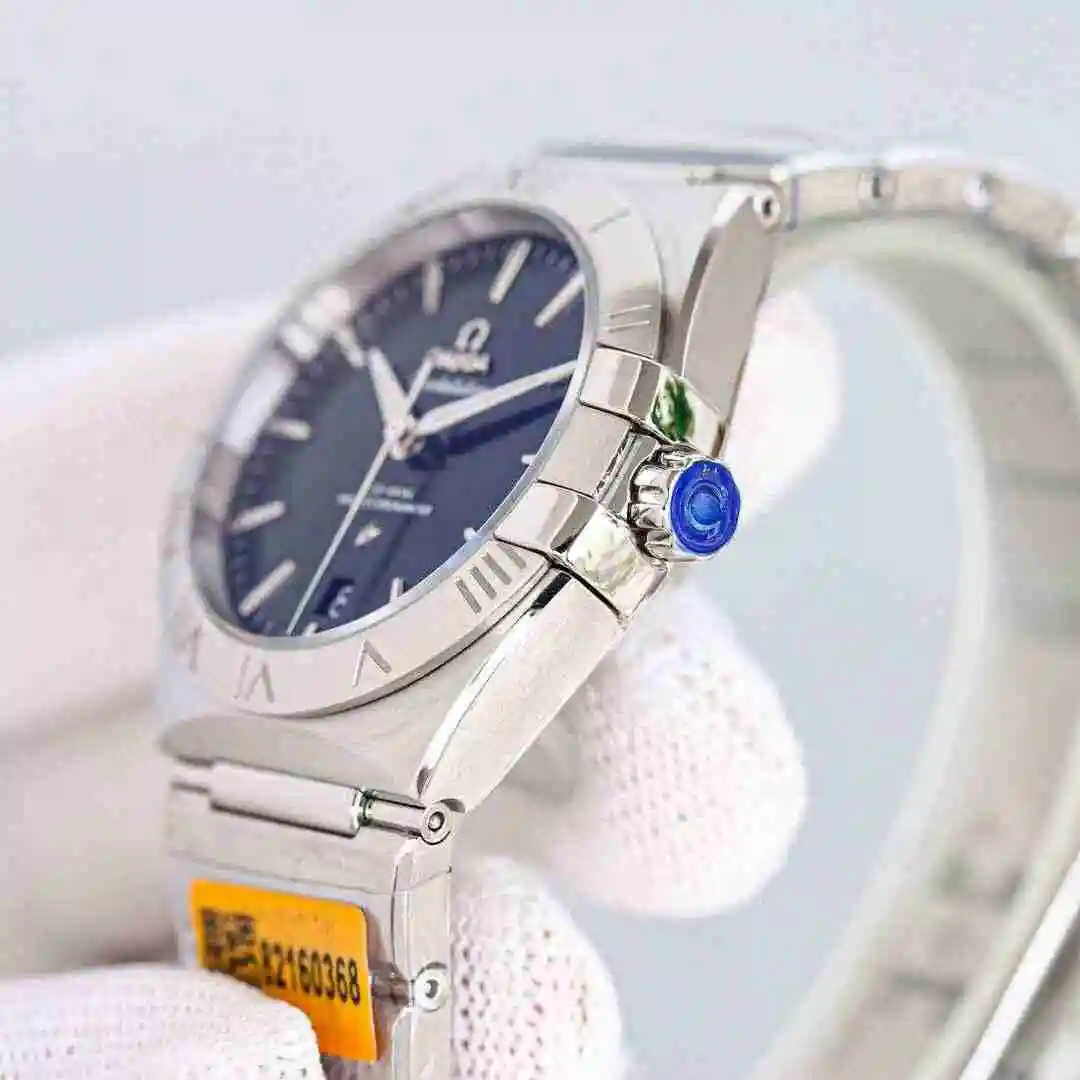 General Watches Omega Watch Men's Watch Paired with Original Fully Automatic Mechanical Movement Top Grade 316 Precision Steel Case with Mineral Super Strong Mirror Diameter 38mm kk016500 view 4