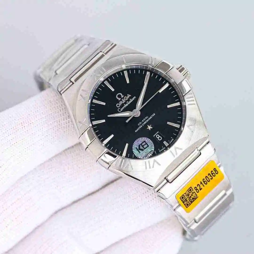 General Watches Omega Watch Men's Watch Paired with Original Fully Automatic Mechanical Movement Top Grade 316 Precision Steel Case with Mineral Super Strong Mirror Diameter 38mm kk016500 view 6