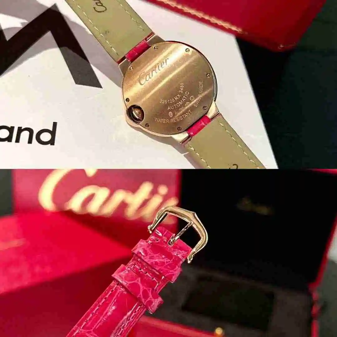 General Watches Cartier Watch Women's Watch Paired with Original Fully Automatic Mechanical Movement Top Grade 316 Precision Steel Case with Mineral Super Strong Mirror Diameter 33mm kk view 2