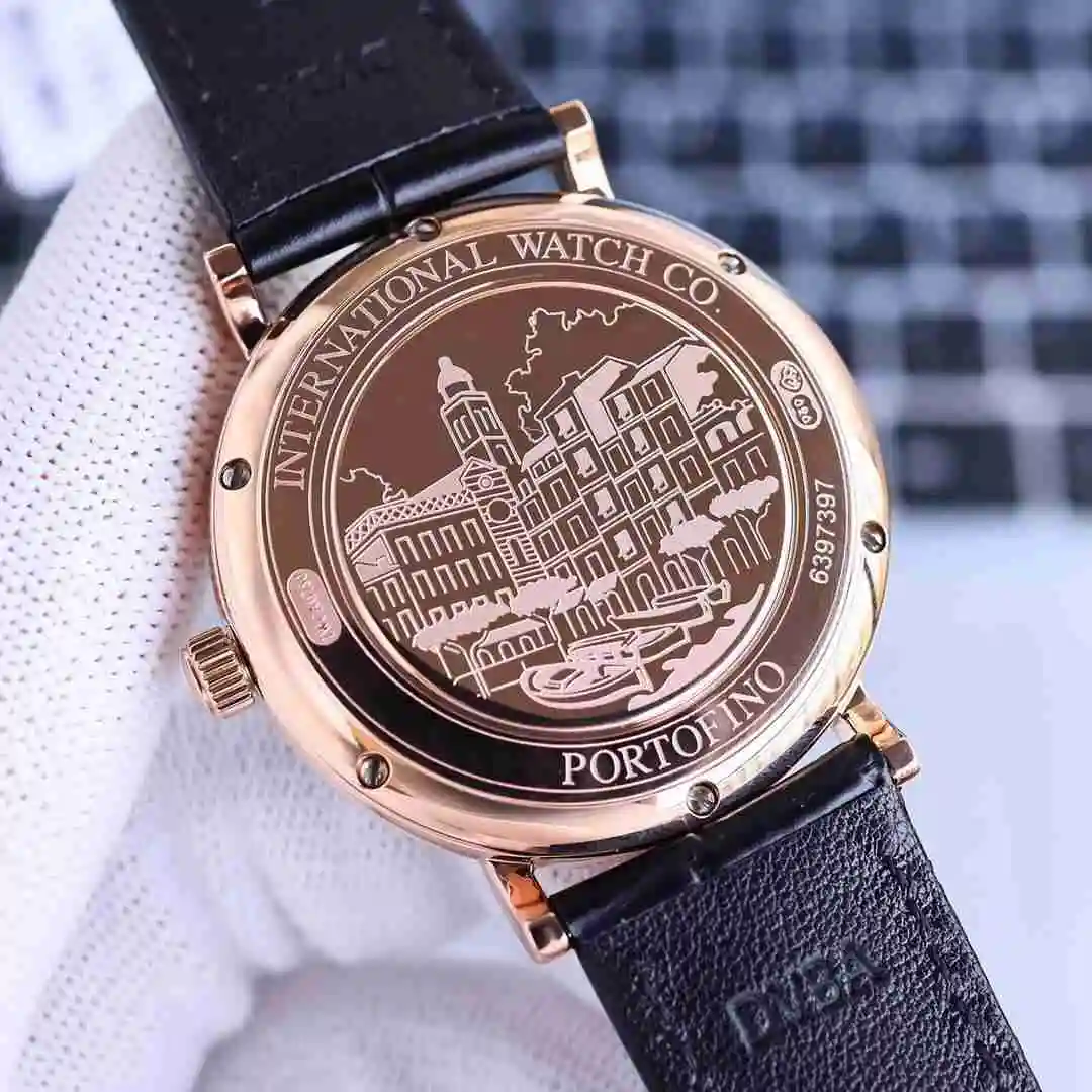General Watches IWC Wanguo Watch Men's Watch Paired with Original Fully Automatic Mechanical Movement Top Grade 316 Precision Steel Case with Mineral Super Strong Mirror Diameter 40cm KK05250 view 3