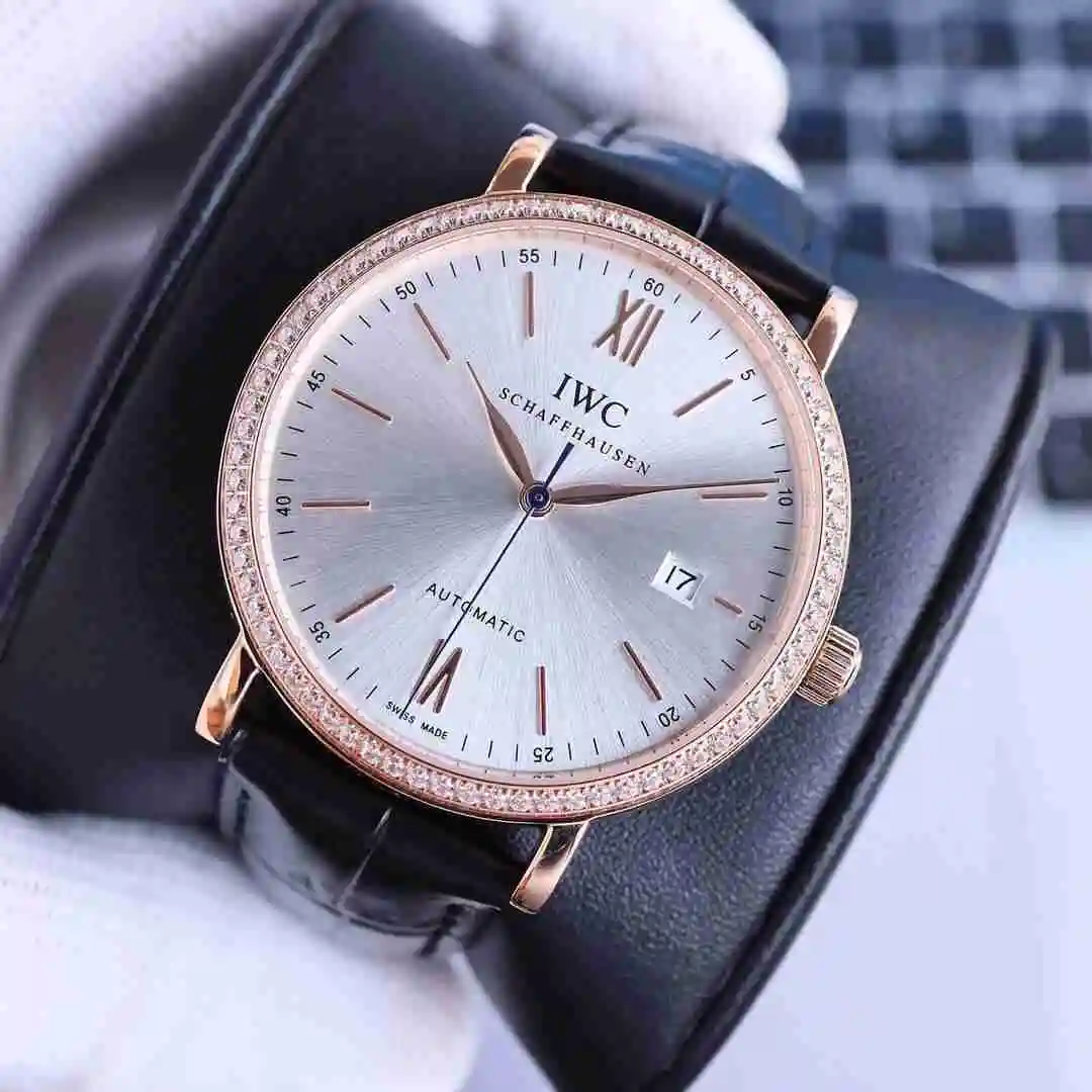 General Watches IWC Wanguo Watch Men's Watch Paired with Original Fully Automatic Mechanical Movement Top Grade 316 Precision Steel Case with Mineral Super Strong Mirror Diameter 40cm KK05250 view 6