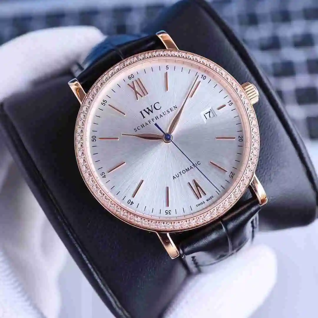 General Watches IWC Wanguo Watch Men's Watch Paired with Original Fully Automatic Mechanical Movement Top Grade 316 Precision Steel Case with Mineral Super Strong Mirror Diameter 40cm KK05250 view 7