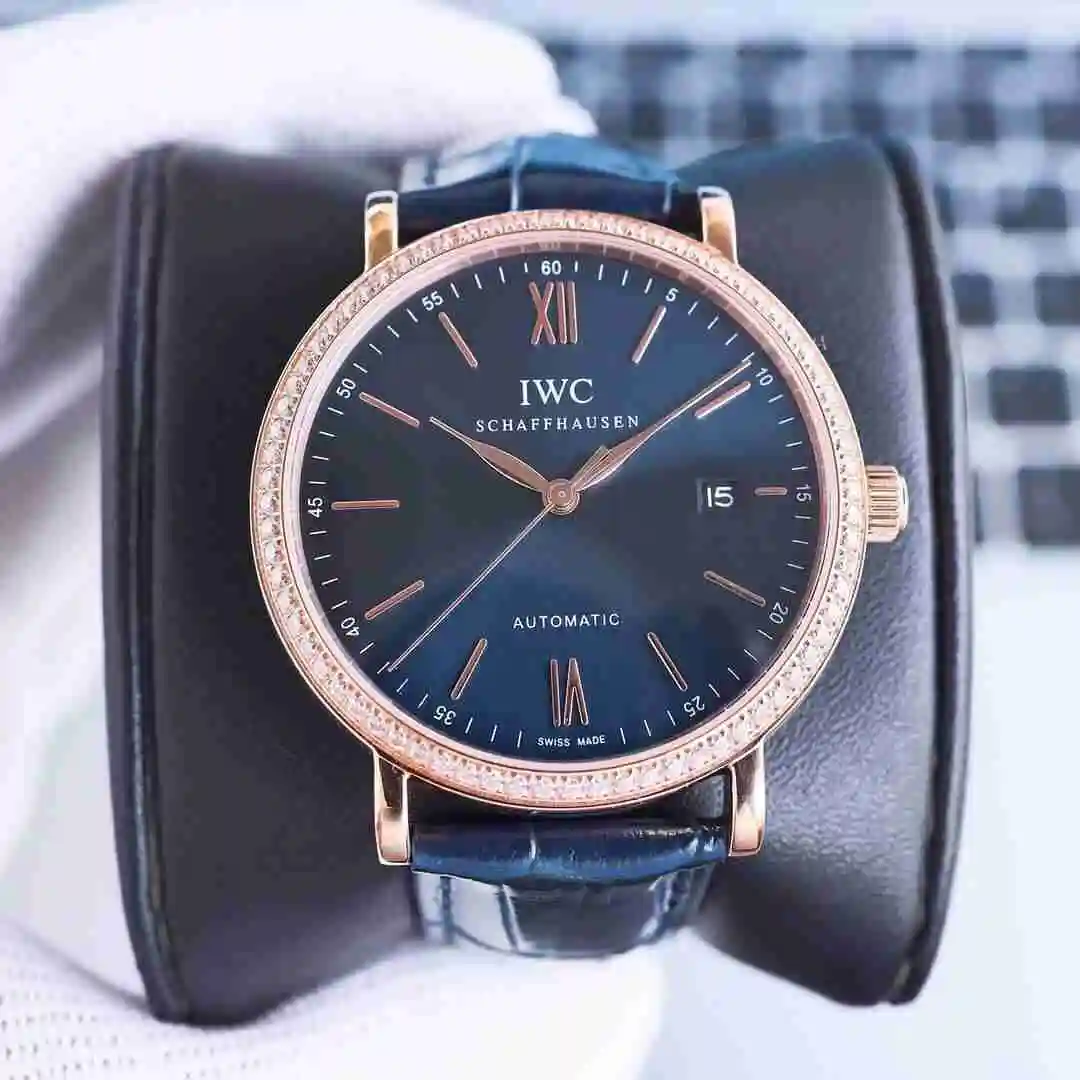 General Watches IWC Wanguo Watch Men's Watch Paired with Original Fully Automatic Mechanical Movement Top Grade 316 Precision Steel Case with Mineral Super Strong Mirror Diameter 40cm KK05250 view 9