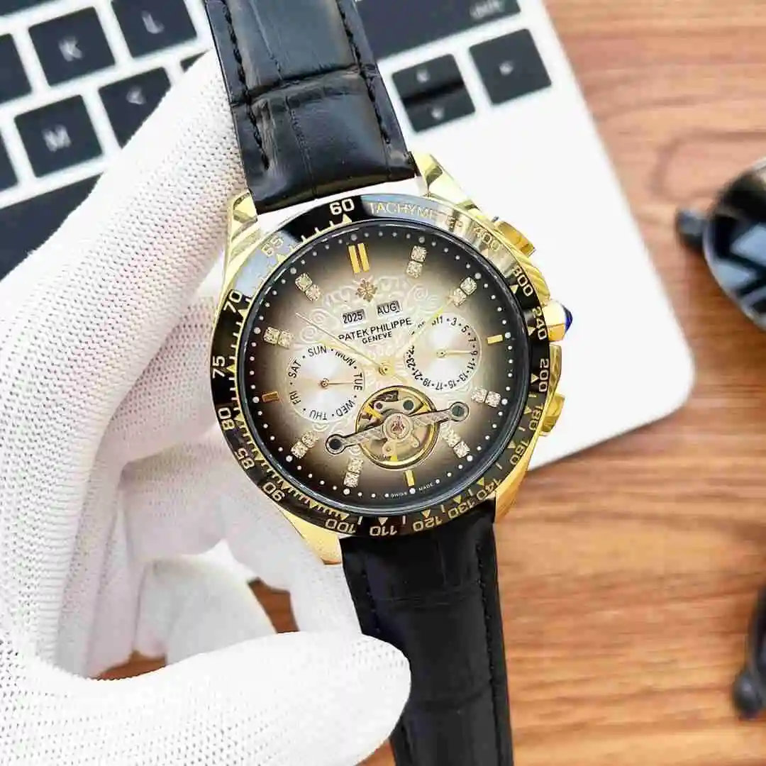 General Watches Patek Philippe Watch Men's Watch Paired with Original Fully Automatic Mechanical Movement Top Grade 316 Precision Steel Case Case with Mineral Super Strong Mirror Diameter 43mm KK05150 view 7