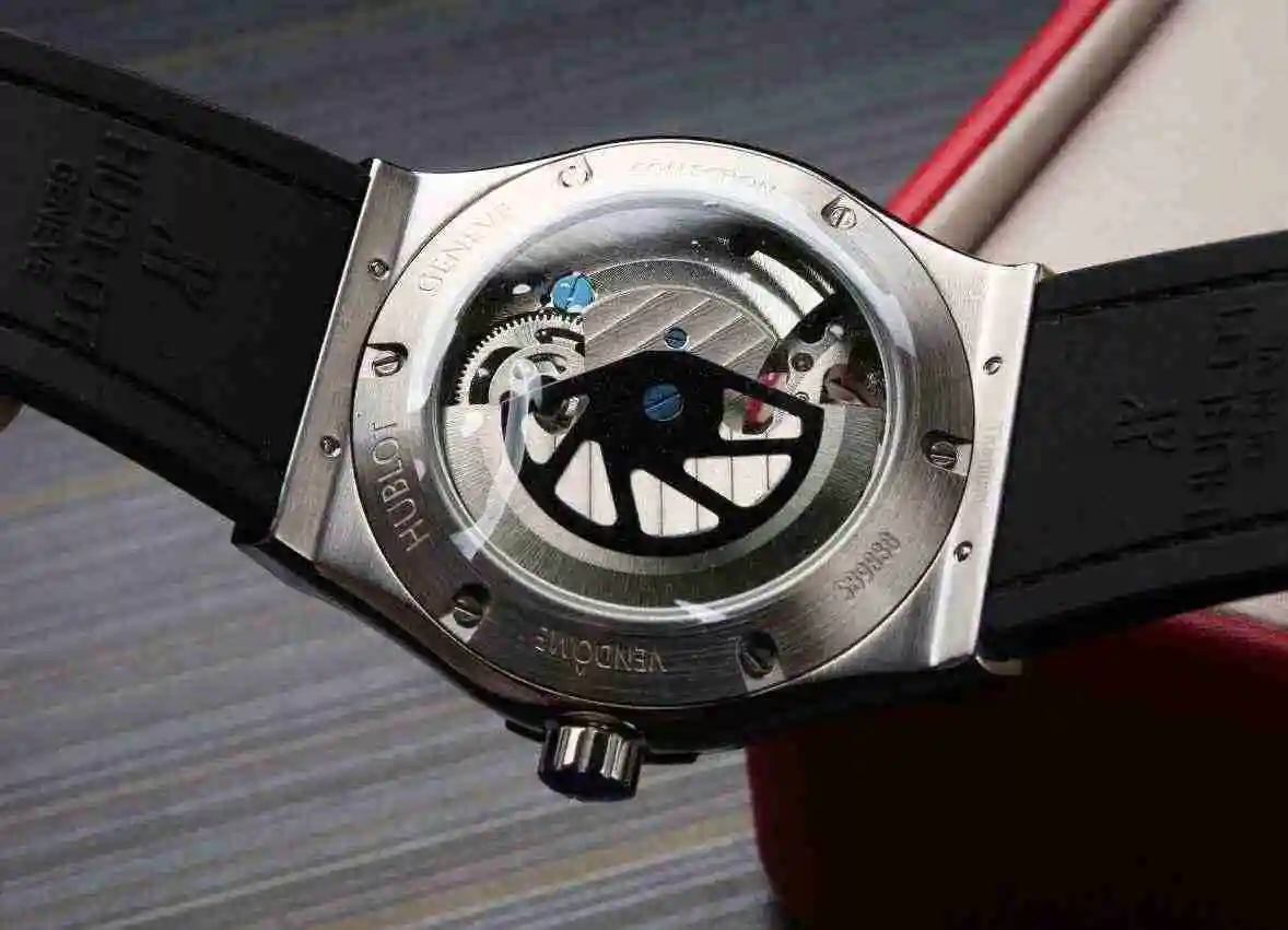 General Watches Hublot Yubo Watch Men's Watch Paired with Original Fully Automatic Mechanical Movement, Top Grade 316 Precision Steel Case with Mineral Super Strong Mirror Diameter 44mm kk07500 view 2
