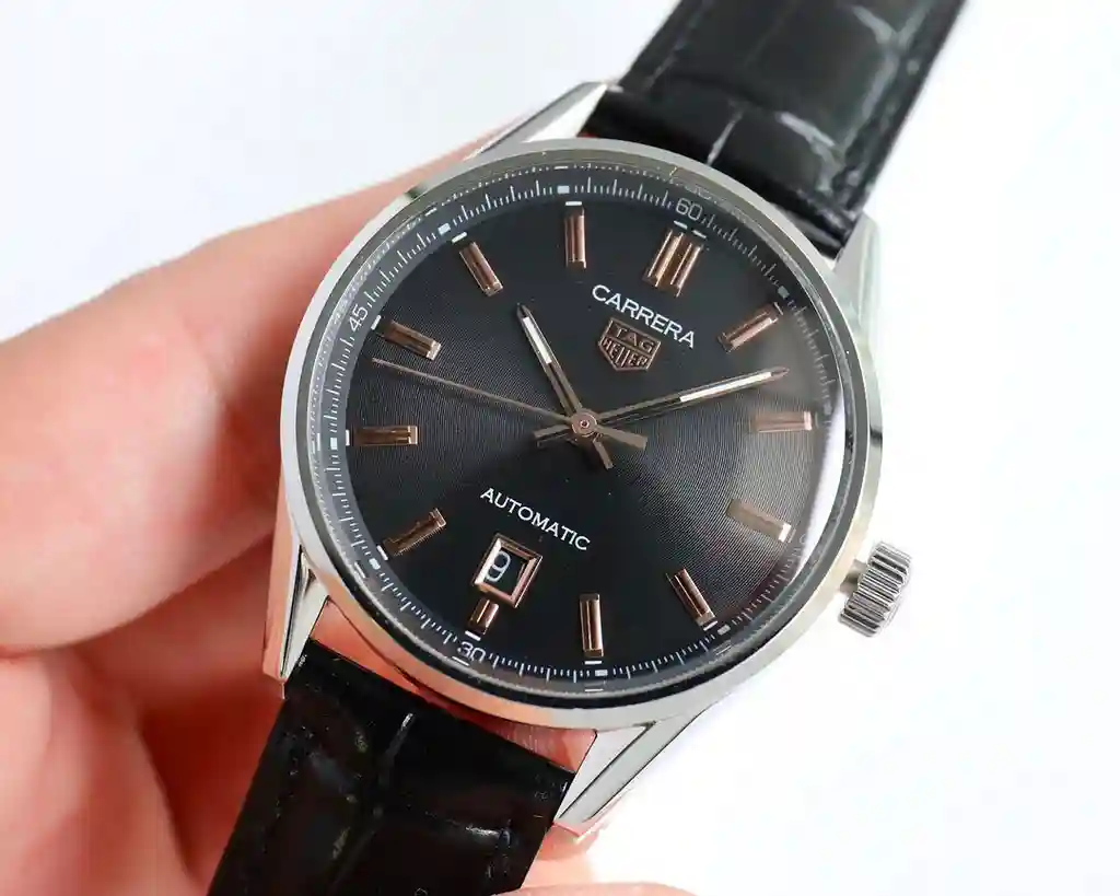 General Watches Tiger @ Tag Heuer men's watch with original fully automatic mechanical movement top 316 stainless steel case strap mineral super mirror diameter 40mm KK09800 1 view 8