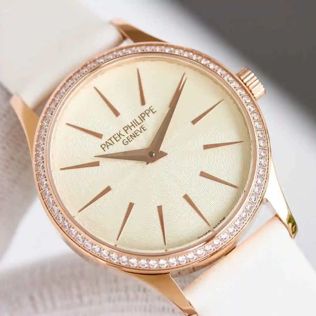 General Watches Patek Philippe Watch Women's Watch Paired with Original Fully Automatic Mechanical Movement Top Grade 316 Precision Steel Case with Mineral Super Strong Mirror Diameter 33mm kk view 4
