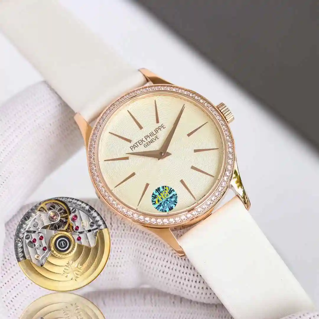 General Watches Patek Philippe Watch Women's Watch Paired with Original Fully Automatic Mechanical Movement Top Grade 316 Precision Steel Case with Mineral Super Strong Mirror Diameter 33mm kk view 7