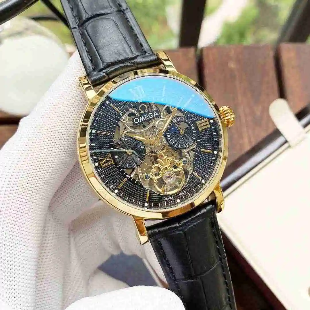General Watches Omega Watch Men's Watch Paired with Original Fully Automatic Mechanical Movement Top Grade 316 Precision Steel Case with Mineral Super Strong Mirror Diameter 42mm KK04850 view 7