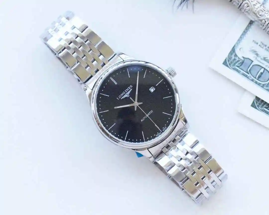 General Watches Longines Watch Men's Watch Paired with Original Fully Automatic Mechanical Movement Top Grade 316 Precision Steel Case with Mineral Super Strong Mirror Diameter 42mm KK03650 3 view 7