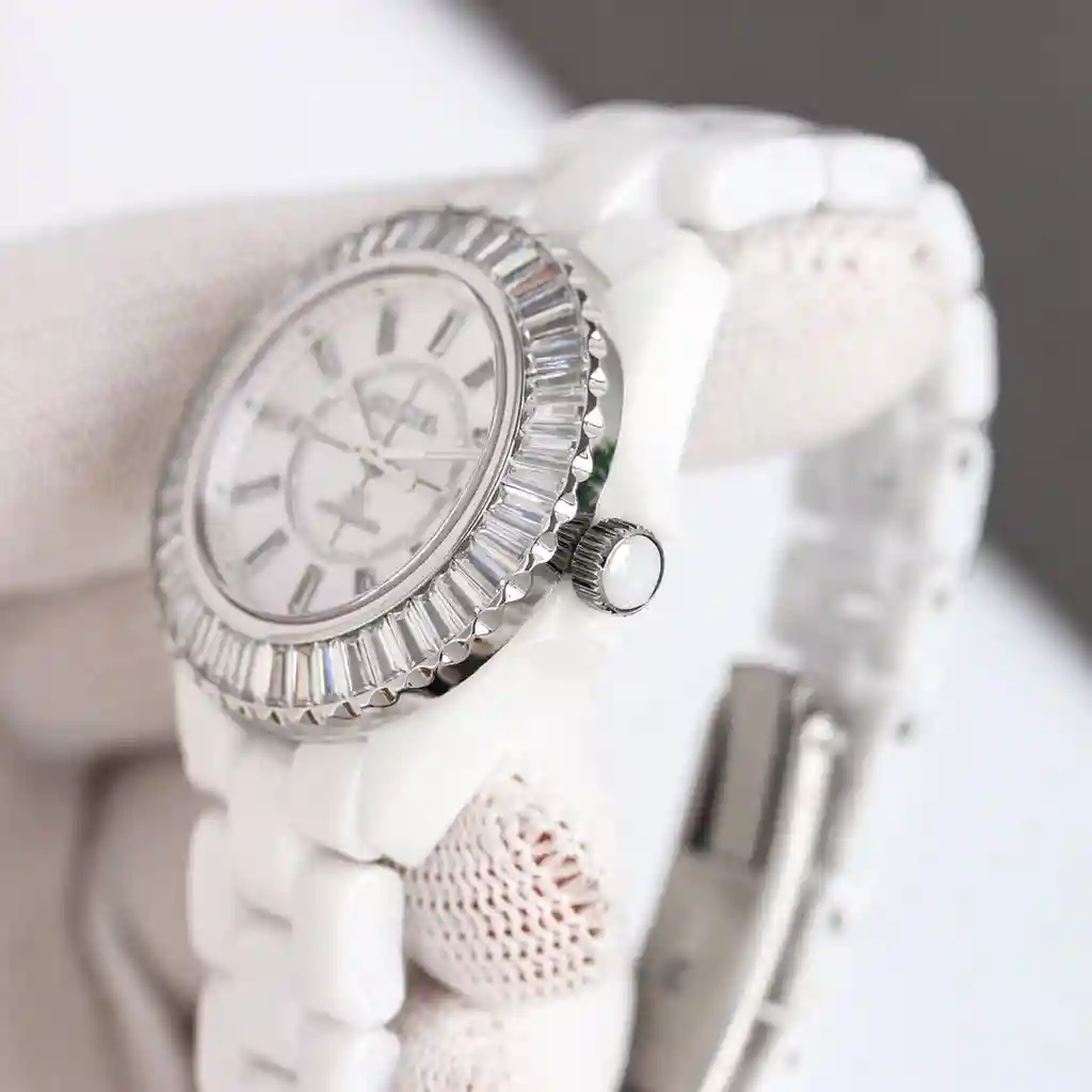 General Watches Chanel@children's watch, women's watch with original fully automatic mechanical movement, top-grade 316 stainless steel case and strap, mineral super mirror, diameter 33mm KK view 5
