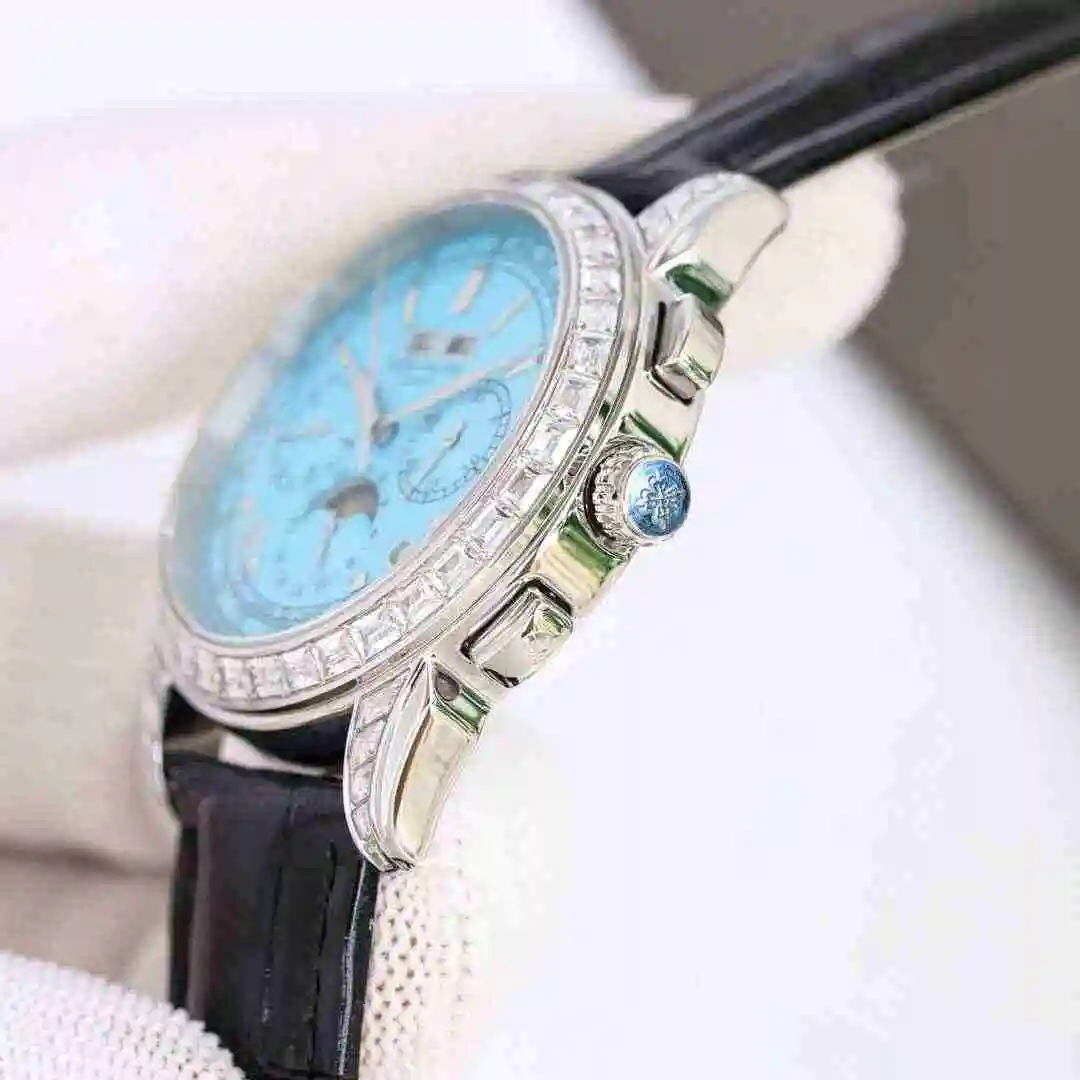 General Watches Patek Philippe Watch Men's Watch Paired with Original Fully Automatic Mechanical Movement Top Grade 316 Precision Steel Case Case with Mineral Super Strong Mirror Diameter 41mm kk011500 view 4