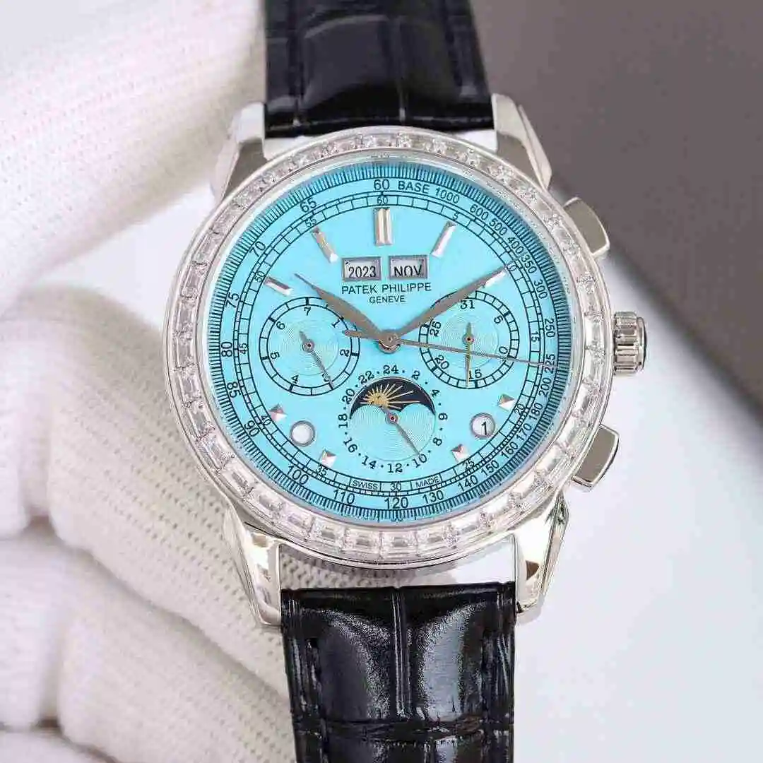 General Watches Patek Philippe Watch Men's Watch Paired with Original Fully Automatic Mechanical Movement Top Grade 316 Precision Steel Case Case with Mineral Super Strong Mirror Diameter 41mm kk011500 view 7