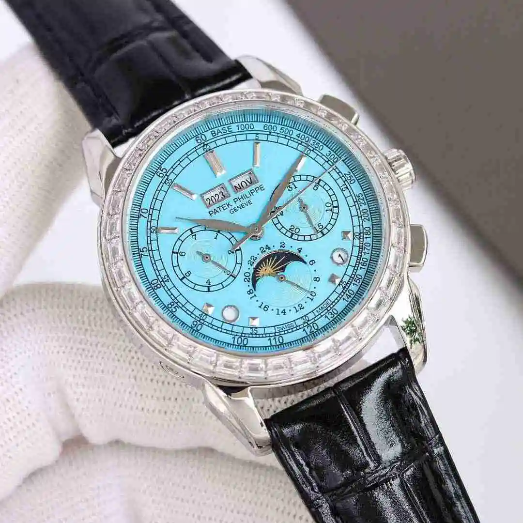General Watches Patek Philippe Watch Men's Watch Paired with Original Fully Automatic Mechanical Movement Top Grade 316 Precision Steel Case Case with Mineral Super Strong Mirror Diameter 41mm kk011500 view 8