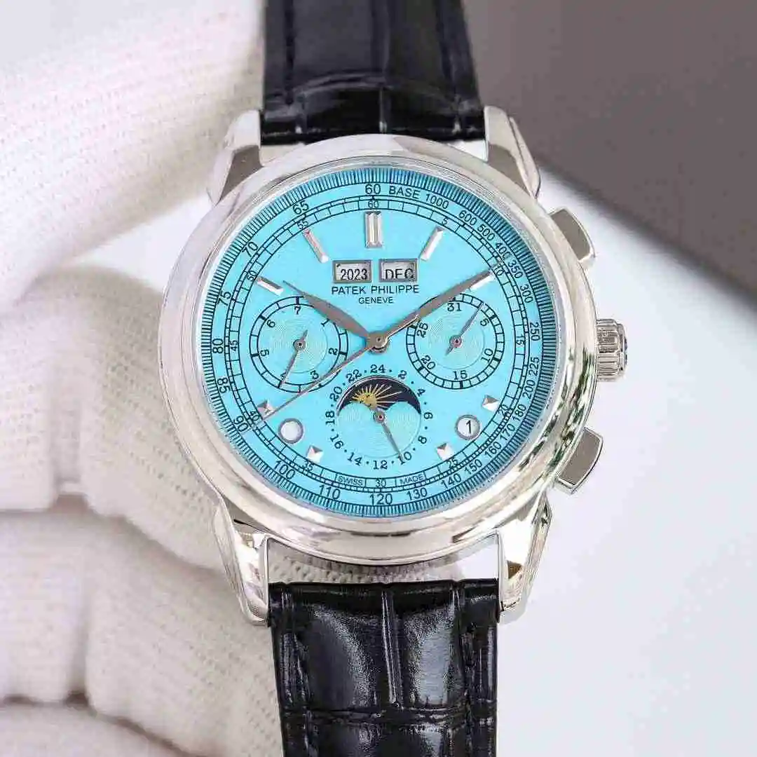 General Watches Patek Philippe Watch Men's Watch Paired with Original Fully Automatic Mechanical Movement Top Grade 316 Precision Steel Case Case with Mineral Super Strong Mirror Diameter 41mm kk011500 view 9