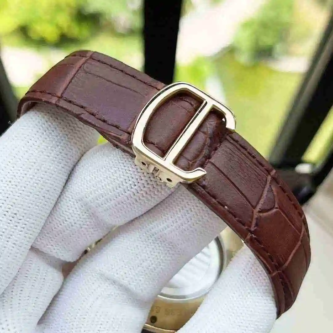 General Watches Cartier Watch Men's Watch Paired with Original Fully Automatic Mechanical Movement Top Grade 316 Precision Steel Case with Mineral Super Strong Mirror Diameter 44mm KK06550 view 2