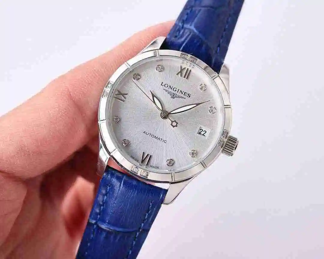 General Watches Longines watch for women with original fully automatic mechanical movement, top grade 316 precision steel case with mineral super strong mirror diameter 33mm kk07800 2 view 5