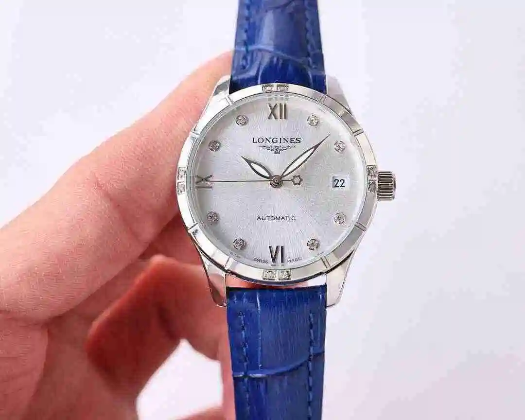 General Watches Longines watch for women with original fully automatic mechanical movement, top grade 316 precision steel case with mineral super strong mirror diameter 33mm kk07800 2 view 6