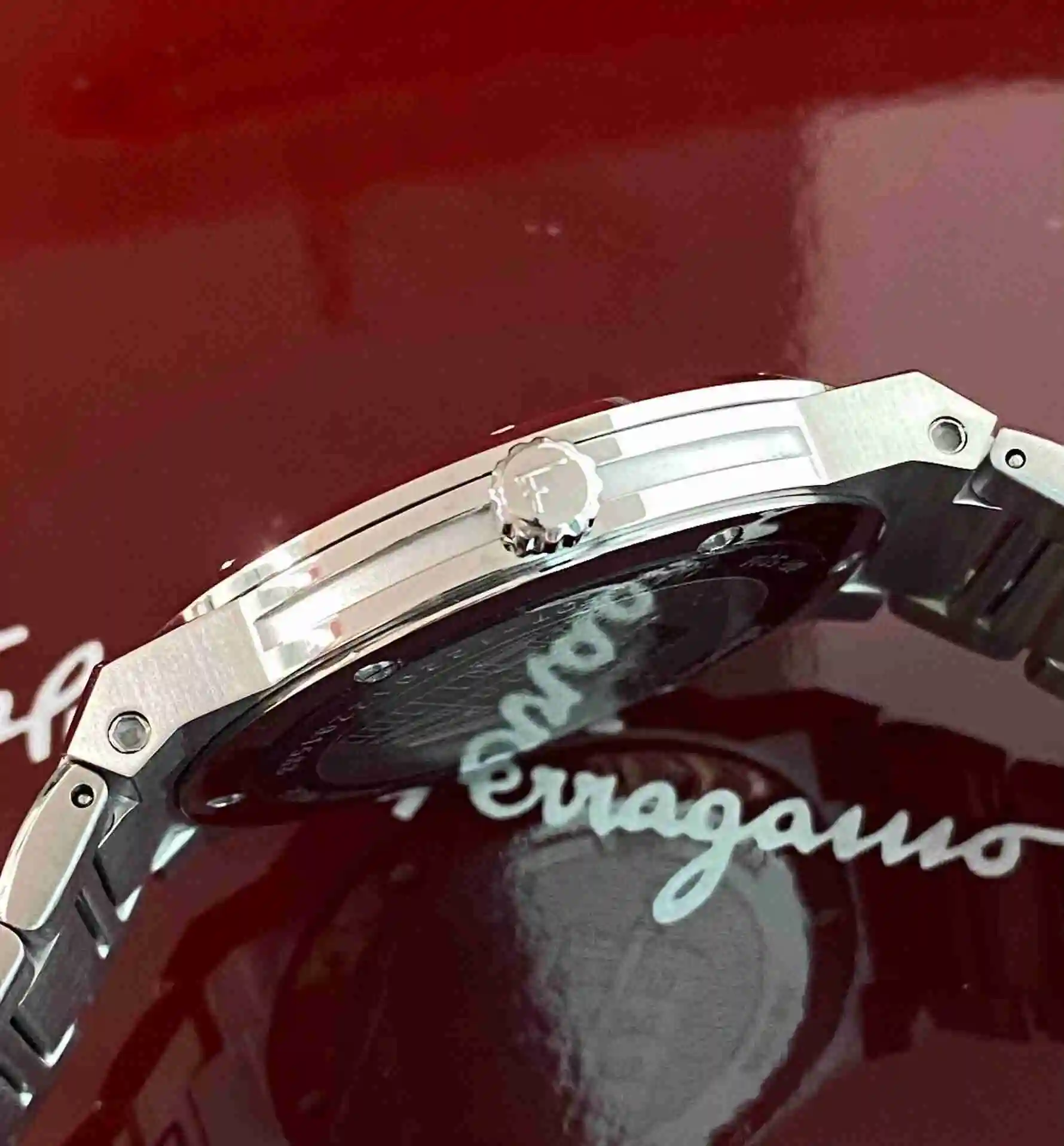 General Watches Ferragamo Watch Men's Watch Paired with Original Fully Automatic Mechanical Movement, Top Grade 316 Precision Steel Case with Mineral Super Strong Mirror Diameter 41mm KK08800 view 4